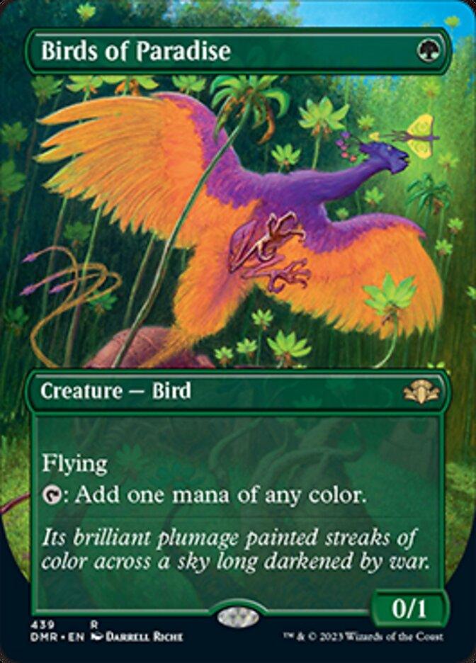 Birds of Paradise (Borderless Alternate Art) [Dominaria Remastered] - La Boîte Mystère ( The Mystery Box)