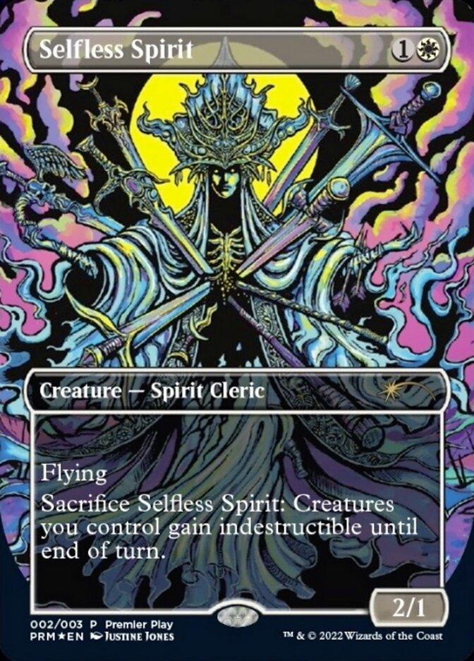 Selfless Spirit (Borderless Alternate-Art) [Regional Championship Qualifiers 2022] - La Boîte Mystère ( The Mystery Box)