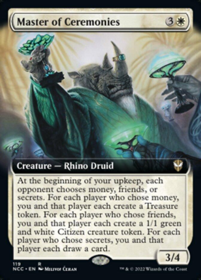 Master of Ceremonies (Extended Art) [Streets of New Capenna Commander] - La Boîte Mystère ( The Mystery Box)