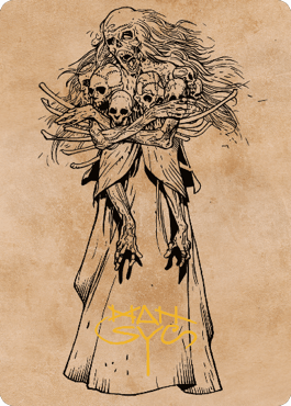 Myrkul, Lord of Bones Art Card (73) (Gold-Stamped Signature) [Commander Legends: Battle for Baldur's Gate Art Series] - La Boîte Mystère ( The Mystery Box)