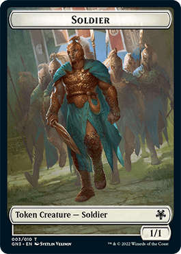 Soldier // Elf Warrior Double-Sided Token [Game Night: Free-for-All Tokens] - La Boîte Mystère ( The Mystery Box)