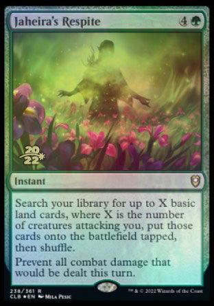 Jaheira's Respite [Commander Legends: Battle for Baldur's Gate Prerelease Promos] - La Boîte Mystère ( The Mystery Box)