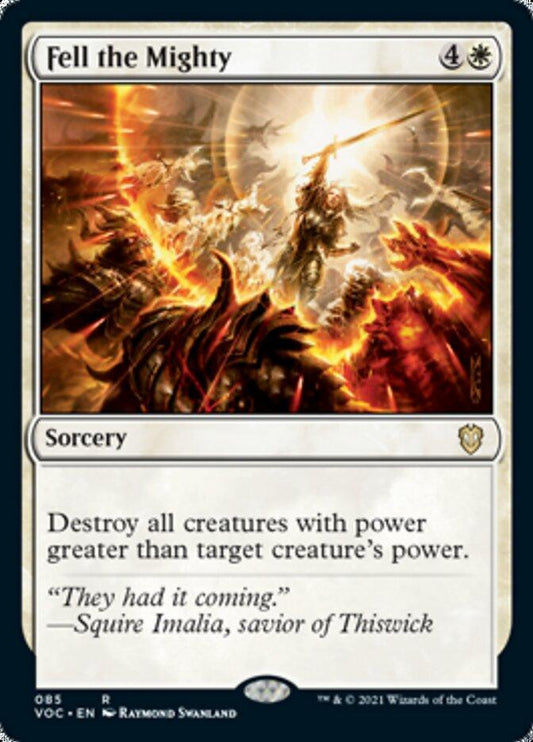 Fell the Mighty [Innistrad: Crimson Vow Commander] - La Boîte Mystère ( The Mystery Box)