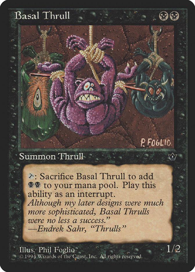 Basal Thrull (Phil Foglio) [Fallen Empires] - La Boîte Mystère ( The Mystery Box)