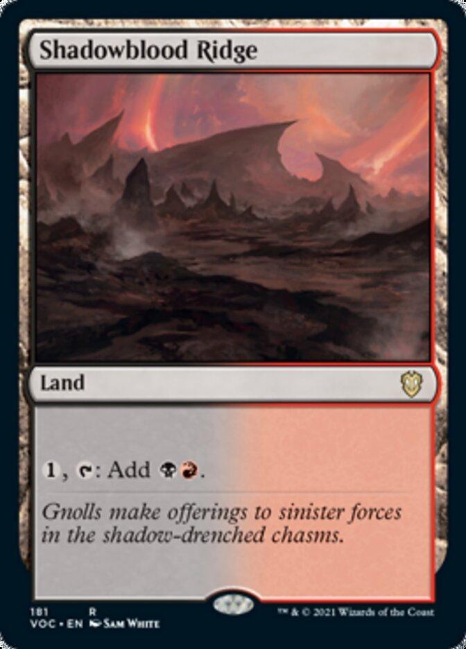 Shadowblood Ridge [Innistrad: Crimson Vow Commander] - La Boîte Mystère ( The Mystery Box)