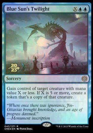 Blue Sun's Twilight [Phyrexia: All Will Be One Prerelease Promos] - La Boîte Mystère ( The Mystery Box)