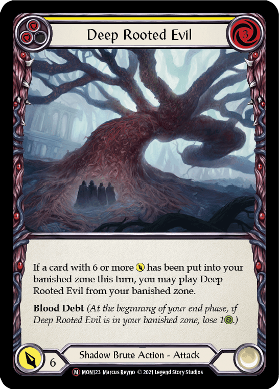 Deep Rooted Evil [U-MON123-RF] Unlimited Rainbow Foil - La Boîte Mystère ( The Mystery Box)