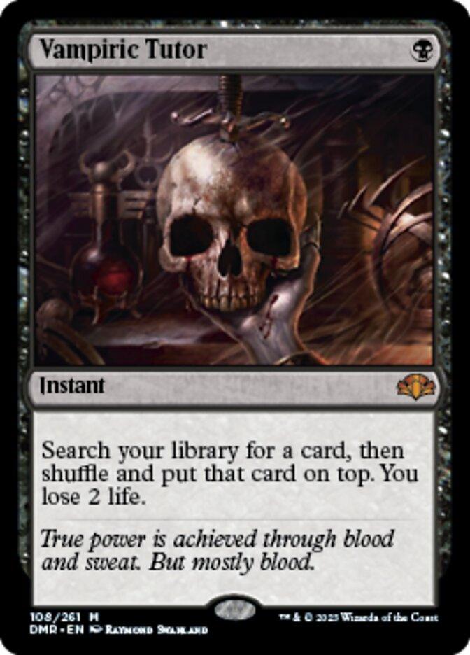 Vampiric Tutor [Dominaria Remastered] - La Boîte Mystère ( The Mystery Box)