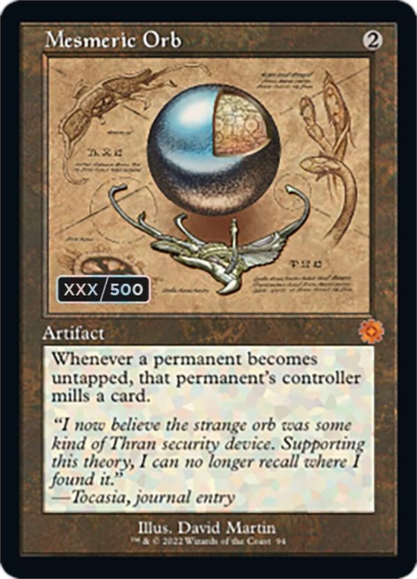 Mesmeric Orb (Retro Schematic) (Serial Numbered) [The Brothers' War Retro Artifacts] - La Boîte Mystère ( The Mystery Box)