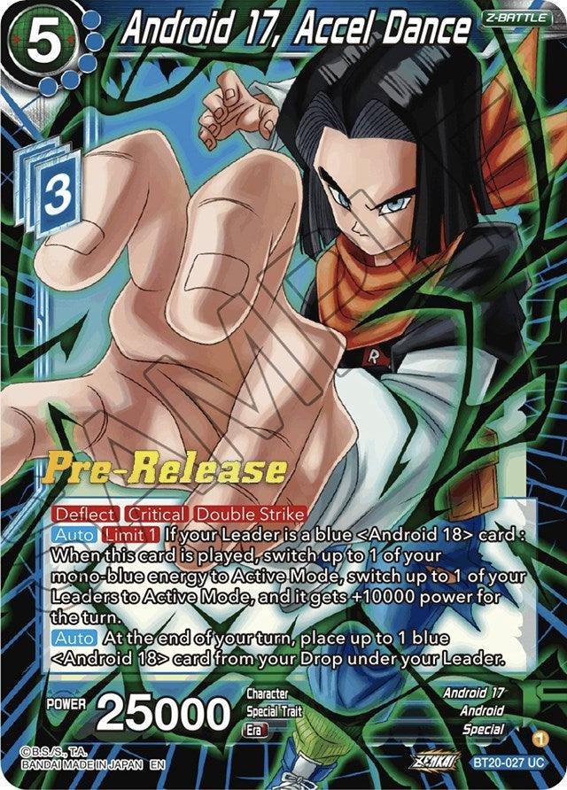 Android 17, Accel Dance (BT20-027) [Power Absorbed Prerelease Promos] - La Boîte Mystère ( The Mystery Box)