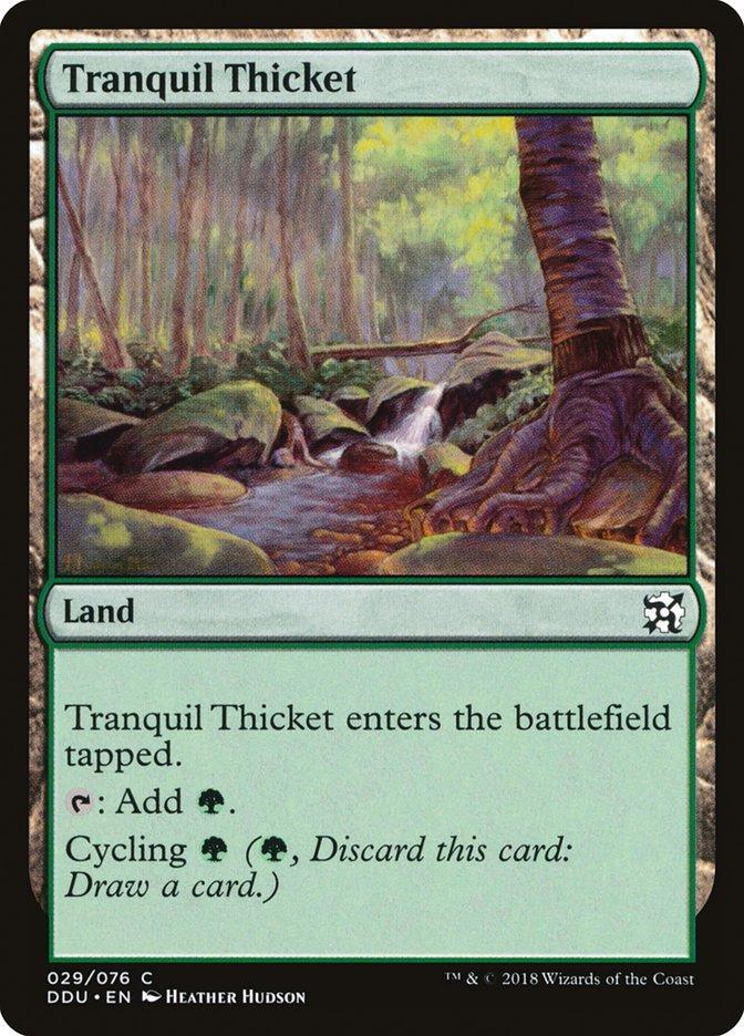 Tranquil Thicket [Duel Decks: Elves vs. Inventors] - La Boîte Mystère ( The Mystery Box)