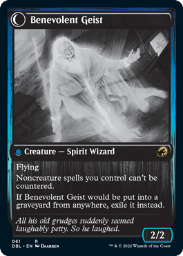 Malevolent Hermit // Benevolent Geist [Innistrad: Double Feature] - La Boîte Mystère ( The Mystery Box)