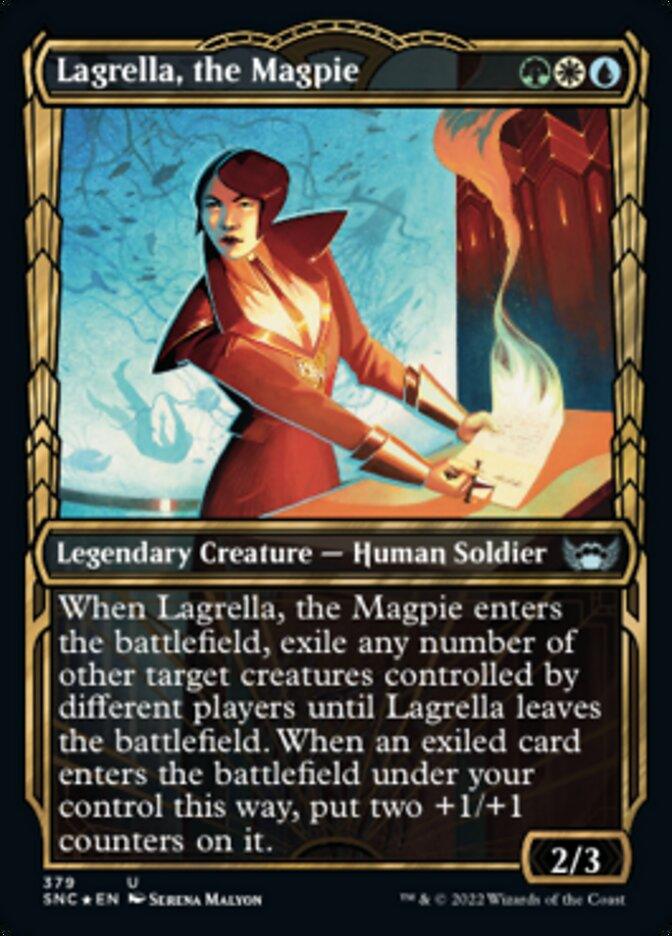 Lagrella, the Magpie (Showcase Golden Age Gilded Foil) [Streets of New Capenna] - La Boîte Mystère ( The Mystery Box)