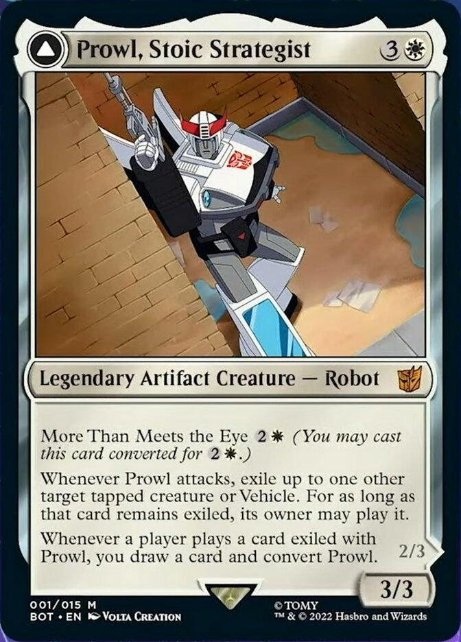 Prowl, Stoic Strategist // Prowl, Pursuit Vehicle [Universes Beyond: Transformers] - La Boîte Mystère ( The Mystery Box)