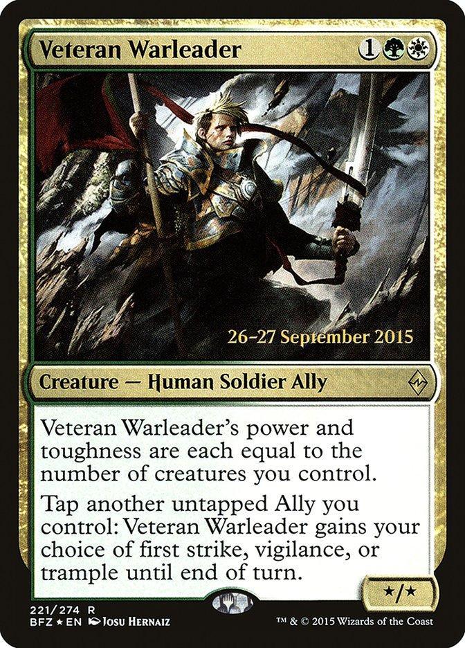 Veteran Warleader [Battle for Zendikar Prerelease Promos] - La Boîte Mystère ( The Mystery Box)