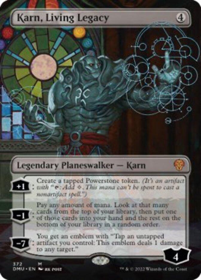 Karn, Living Legacy (Borderless) [Dominaria United] - La Boîte Mystère ( The Mystery Box)