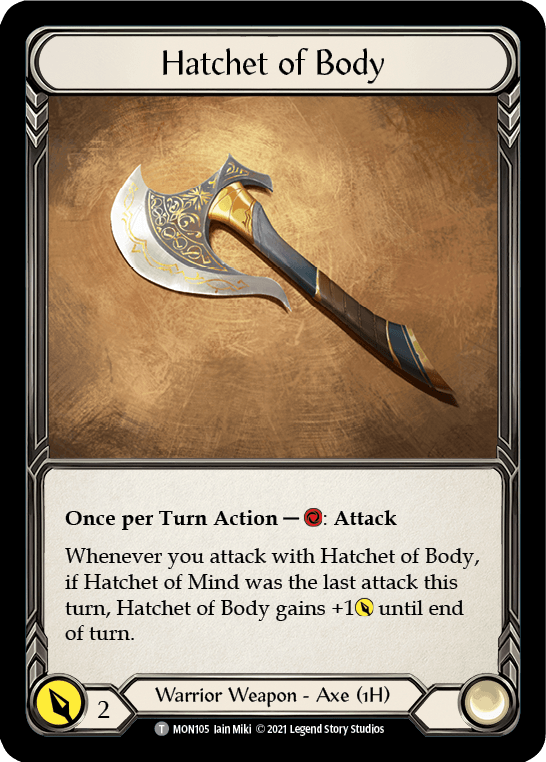 Spectral Shield // Hatchet of Body [MON104 // MON105] 1st Edition Normal - La Boîte Mystère ( The Mystery Box)