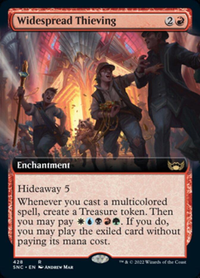 Widespread Thieving (Extended Art) [Streets of New Capenna] - La Boîte Mystère ( The Mystery Box)
