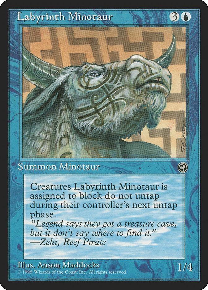 Labyrinth Minotaur (Zeki Flavor Text) [Homelands] - La Boîte Mystère ( The Mystery Box)