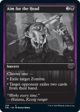 Aim for the Head [Innistrad: Double Feature] - La Boîte Mystère ( The Mystery Box)