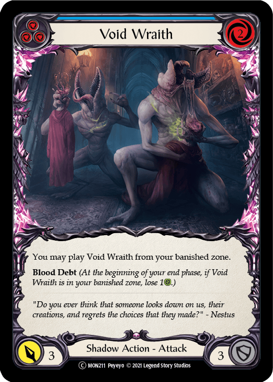 Void Wraith (Blue) [U-MON211] Unlimited Normal - La Boîte Mystère ( The Mystery Box)