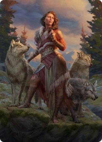 Arlinn, the Pack's Hope 1 Art Card [Innistrad: Midnight Hunt Art Series] - La Boîte Mystère ( The Mystery Box)