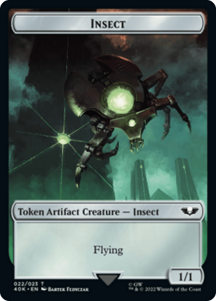 Necron Warrior // Insect [Universes Beyond: Warhammer 40,000 Tokens] - La Boîte Mystère ( The Mystery Box)