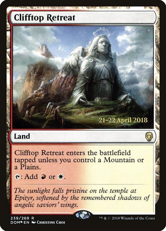 Clifftop Retreat [Dominaria Prerelease Promos] - La Boîte Mystère ( The Mystery Box)