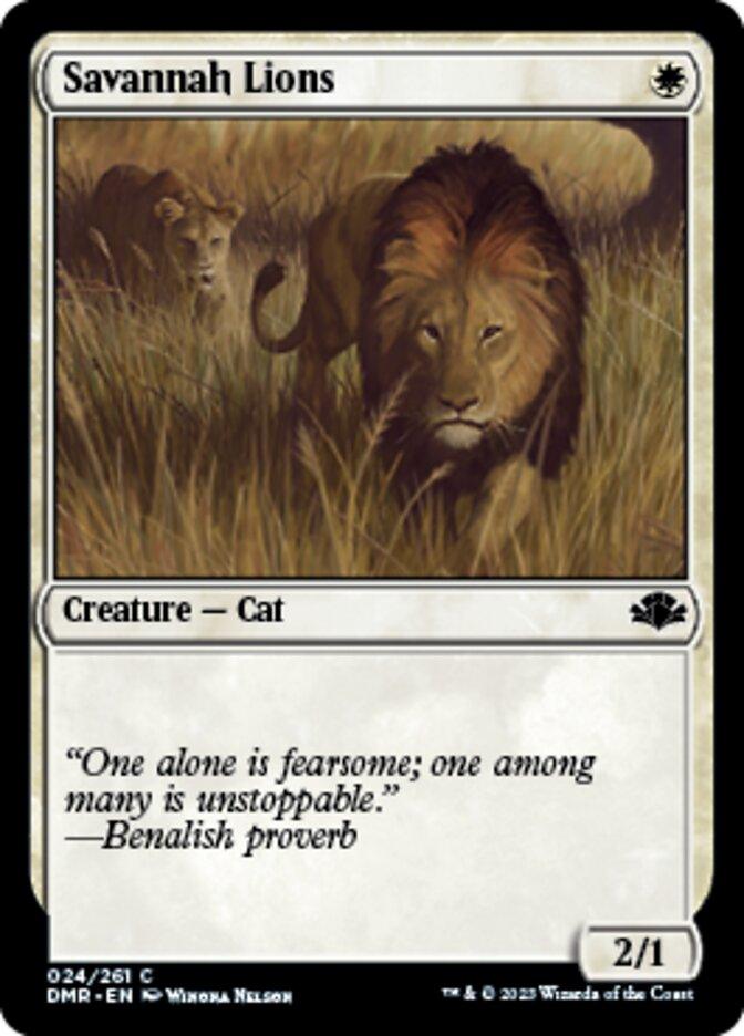 Savannah Lions [Dominaria Remastered] - La Boîte Mystère ( The Mystery Box)