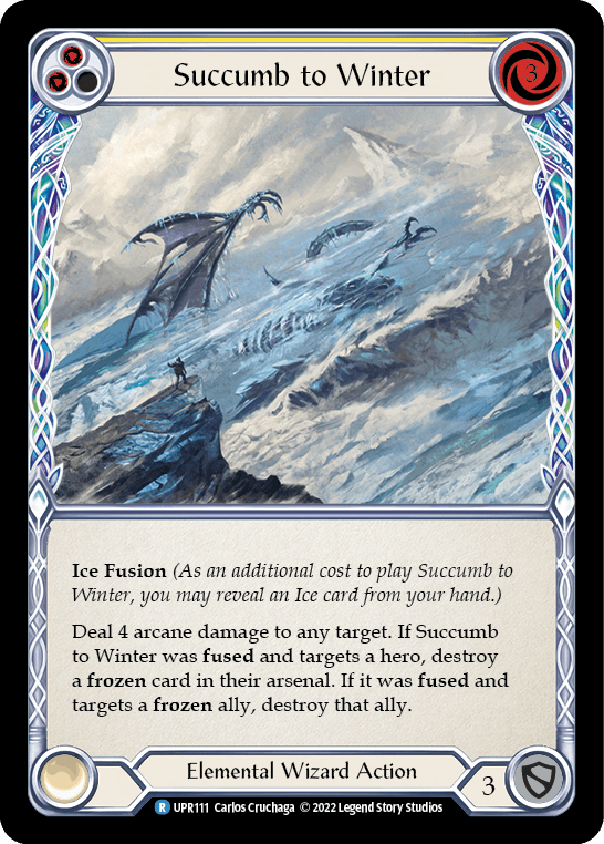 Succumb to Winter (Yellow) [UPR111] (Uprising) - La Boîte Mystère ( The Mystery Box)