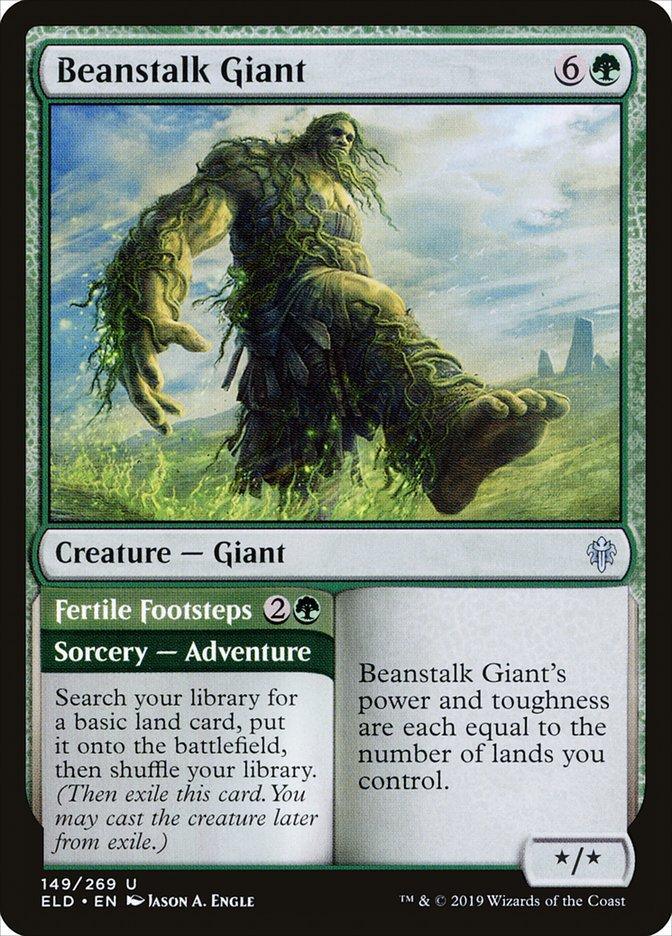 Beanstalk Giant // Fertile Footsteps [Throne of Eldraine] - La Boîte Mystère ( The Mystery Box)