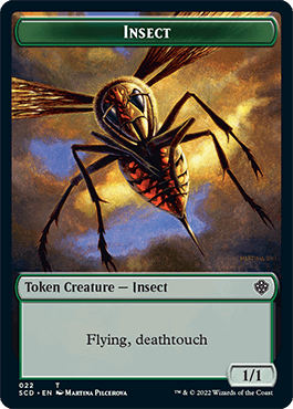 Insect // Soldier Double-Sided Token [Starter Commander Decks] - La Boîte Mystère ( The Mystery Box)