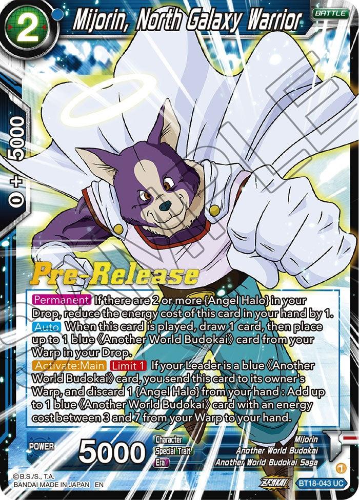 Mijorin, North Galaxy Warrior (BT18-043) [Dawn of the Z-Legends Prerelease Promos] - La Boîte Mystère ( The Mystery Box)