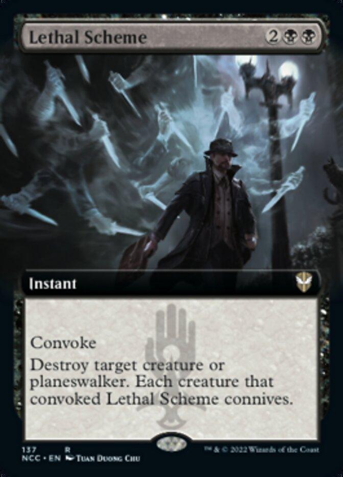 Lethal Scheme (Extended Art) [Streets of New Capenna Commander] - La Boîte Mystère ( The Mystery Box)