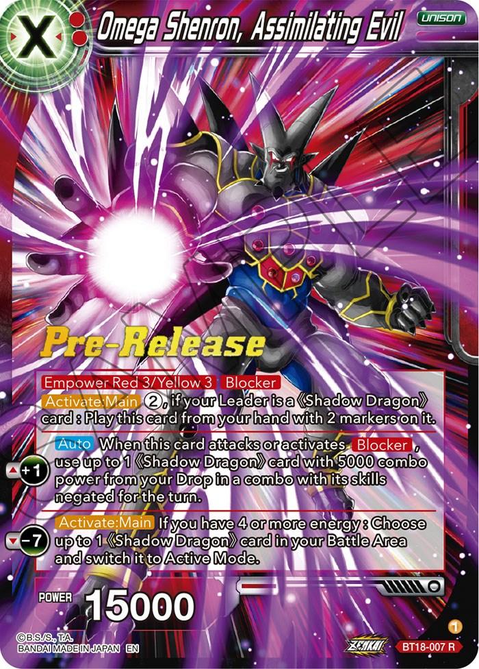 Omega Shenron, Assembling Evil (BT18-007) [Dawn of the Z-Legends Prerelease Promos] - La Boîte Mystère ( The Mystery Box)