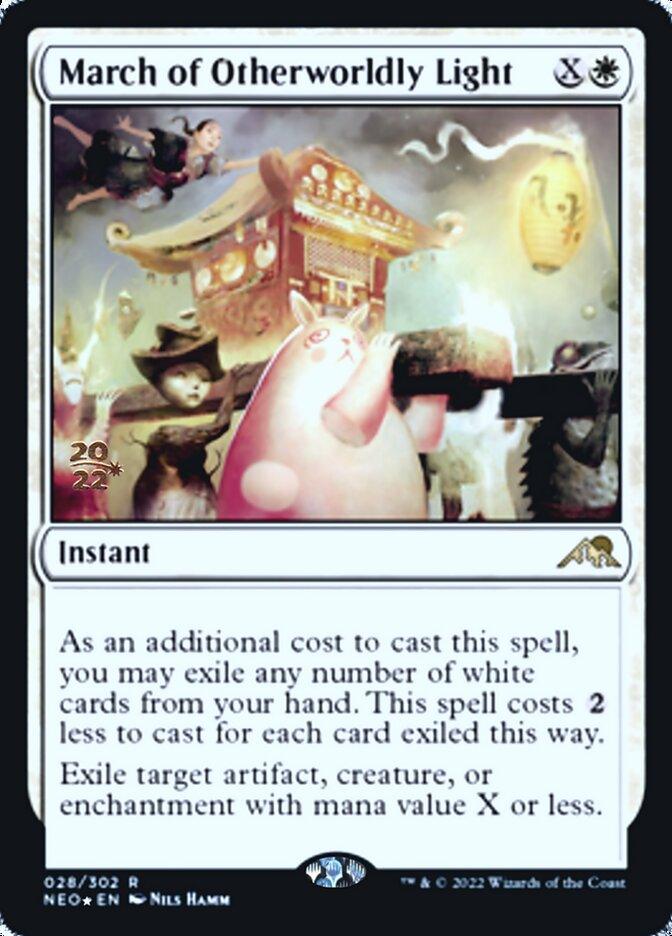 March of Otherworldly Light [Kamigawa: Neon Dynasty Prerelease Promos] - La Boîte Mystère ( The Mystery Box)