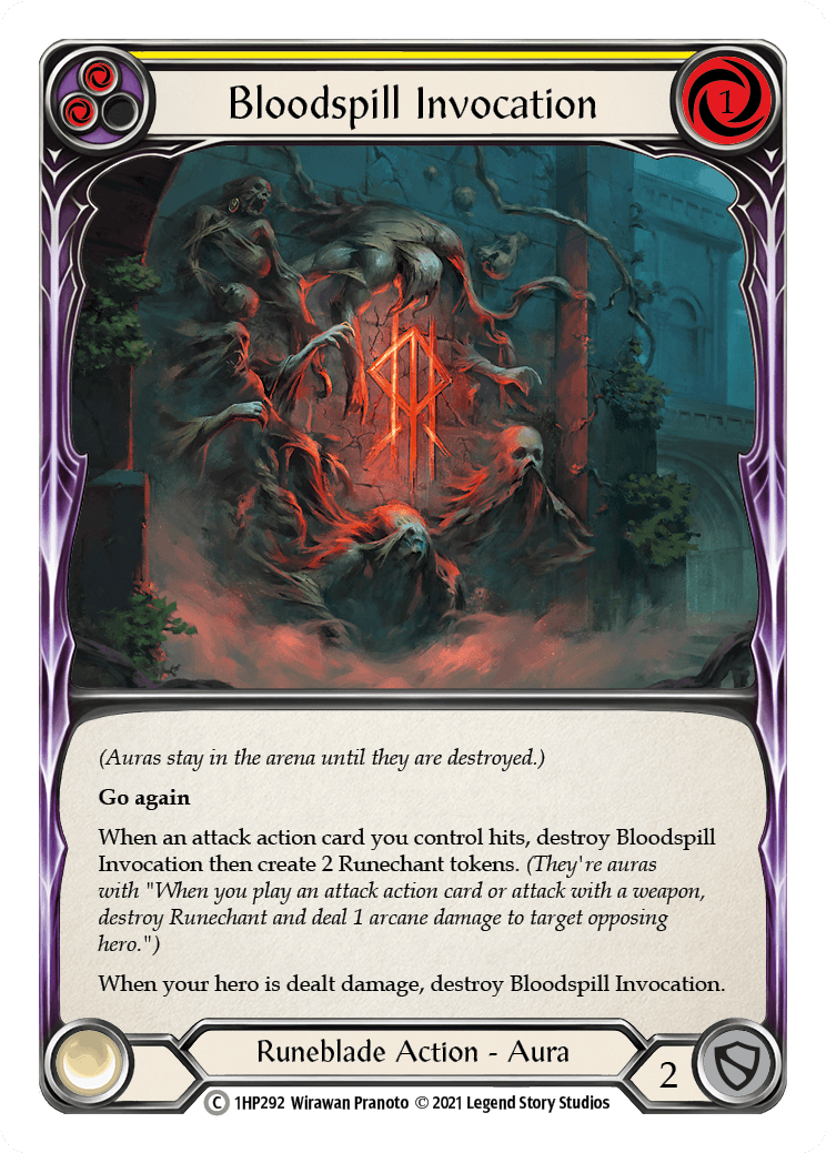 Bloodspill Invocation (Yellow) [1HP292] - La Boîte Mystère ( The Mystery Box)