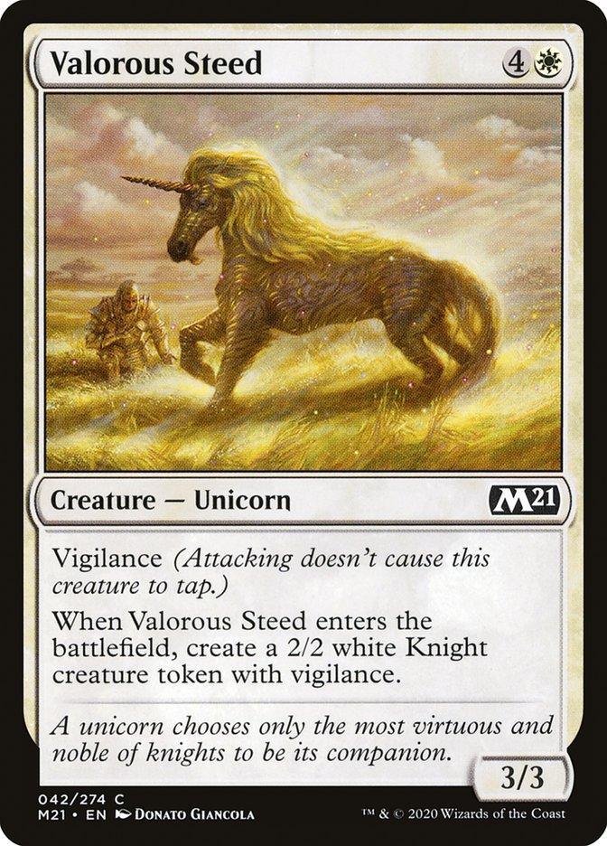 Valorous Steed [Core Set 2021] - La Boîte Mystère ( The Mystery Box)
