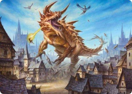 Tarrasque Art Card [Dungeons & Dragons: Adventures in the Forgotten Realms Art Series] - La Boîte Mystère ( The Mystery Box)