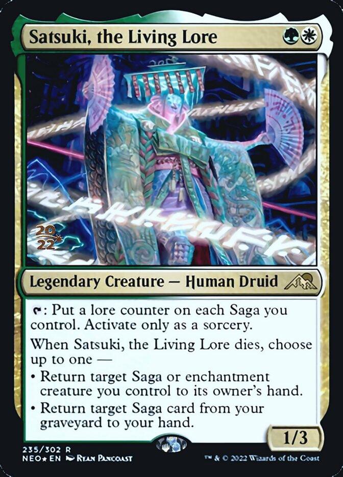 Satsuki, the Living Lore [Kamigawa: Neon Dynasty Prerelease Promos] - La Boîte Mystère ( The Mystery Box)