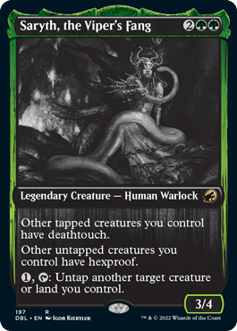 Saryth, the Viper's Fang [Innistrad: Double Feature] - La Boîte Mystère ( The Mystery Box)