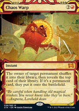 Chaos Warp (Etched Foil) [Strixhaven Mystical Archive] - La Boîte Mystère ( The Mystery Box)