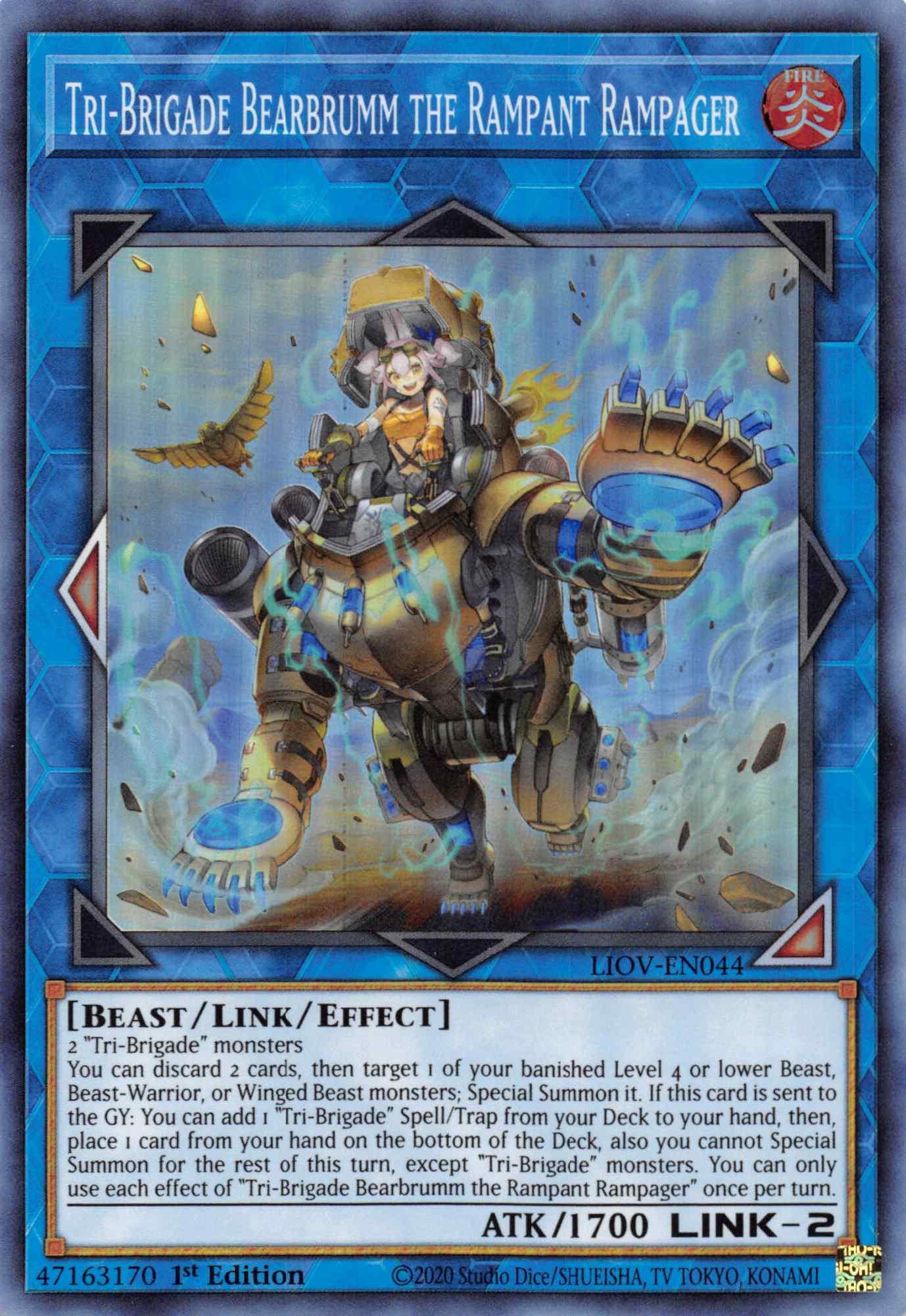 Tri-Brigade Bearbrumm the Rampant Rampager [LIOV-EN044] Super Rare - La Boîte Mystère ( The Mystery Box)