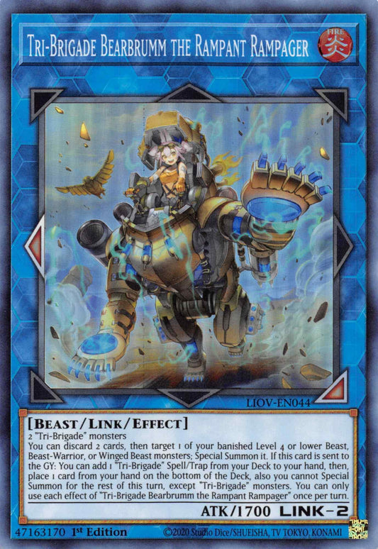 Tri-Brigade Bearbrumm the Rampant Rampager [LIOV-EN044] Super Rare - La Boîte Mystère ( The Mystery Box)