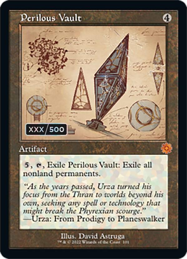 Perilous Vault (Retro Schematic) (Serial Numbered) [The Brothers' War Retro Artifacts] - La Boîte Mystère ( The Mystery Box)