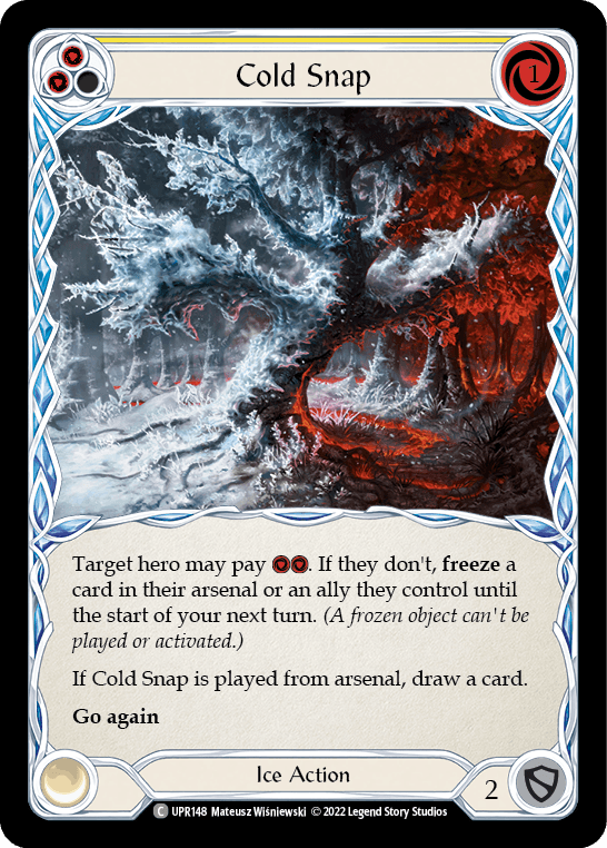 Cold Snap (Yellow) [UPR148] (Uprising) Rainbow Foil - La Boîte Mystère ( The Mystery Box)