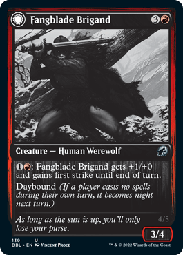 Fangblade Brigand // Fangblade Eviscerator [Innistrad: Double Feature] - La Boîte Mystère ( The Mystery Box)