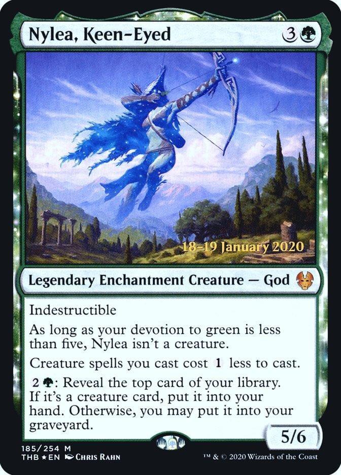 Nylea, Keen-Eyed [Theros Beyond Death Prerelease Promos] - La Boîte Mystère ( The Mystery Box)