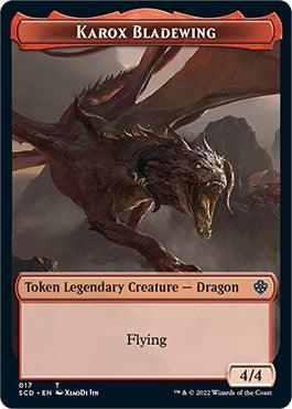 Karox Bladewing // Karox Bladewing Double-Sided Token [Starter Commander Decks] - La Boîte Mystère ( The Mystery Box)