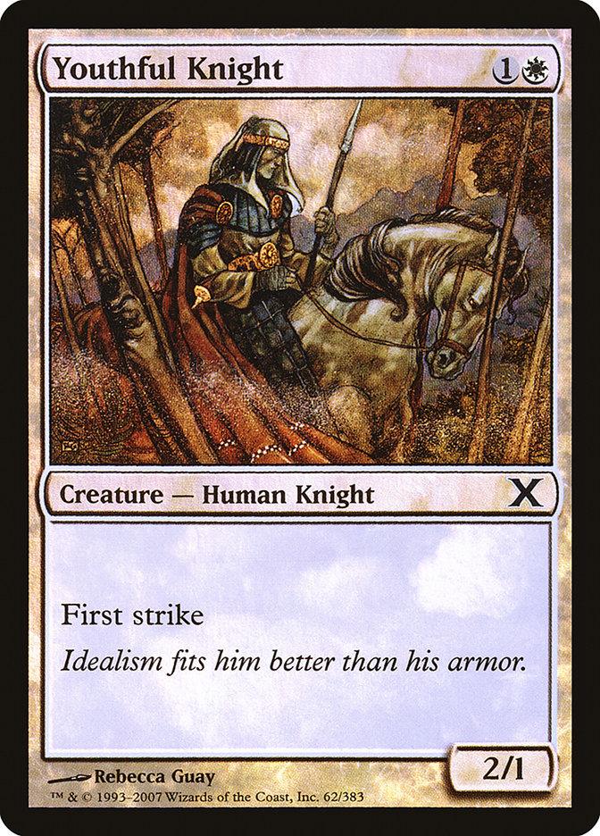 Youthful Knight (Premium Foil) [Tenth Edition] - La Boîte Mystère ( The Mystery Box)